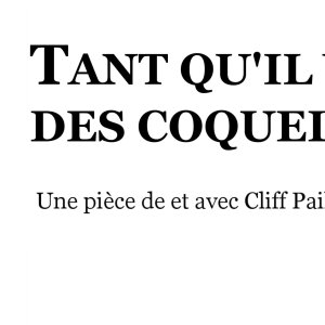 Tickets Tant Qu Il Y Aura Des Coquelicots De Cliff Paill Billetweb