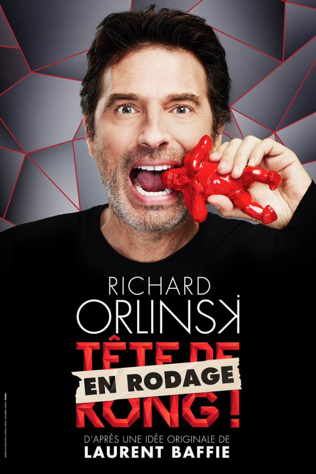 Richard Orlinski - TETE DE KONG EN RODAGE