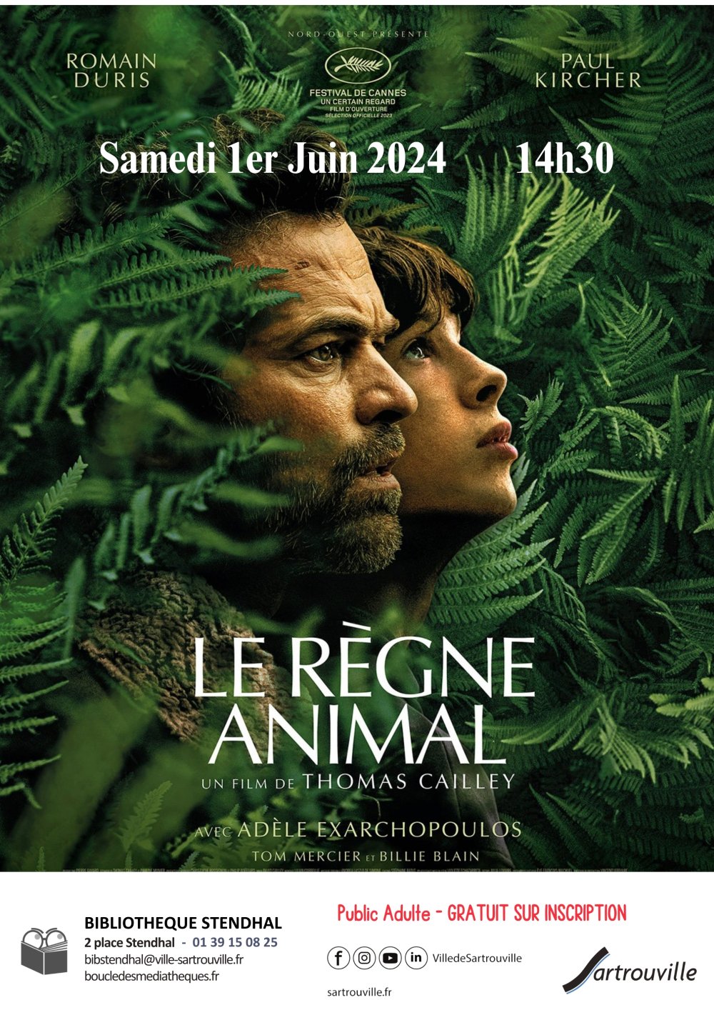 Tickets : Ciné-Adulte : Le règne animal - Billetweb