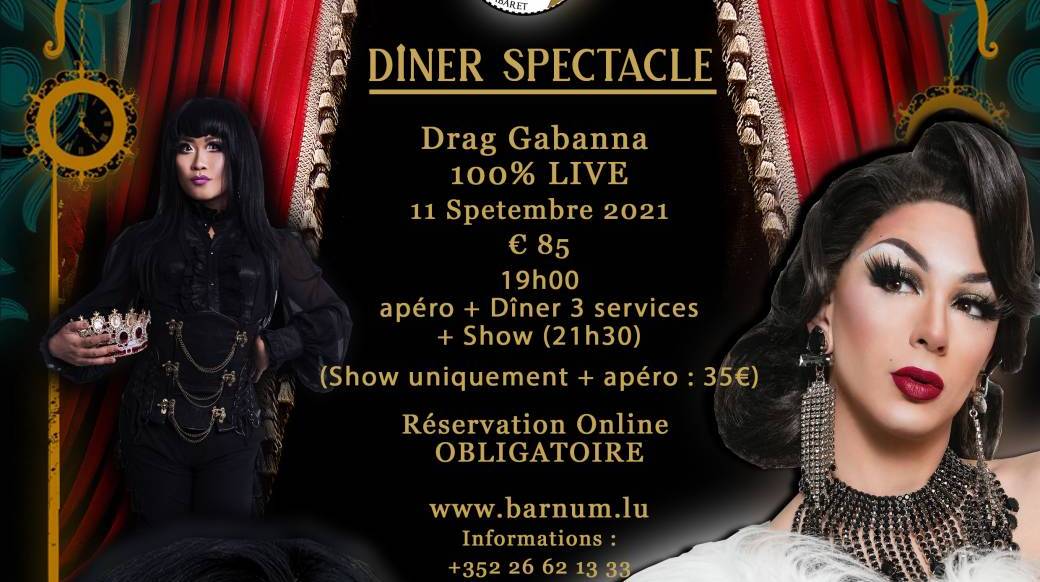 100% Live Drag Gabanna from Brussels