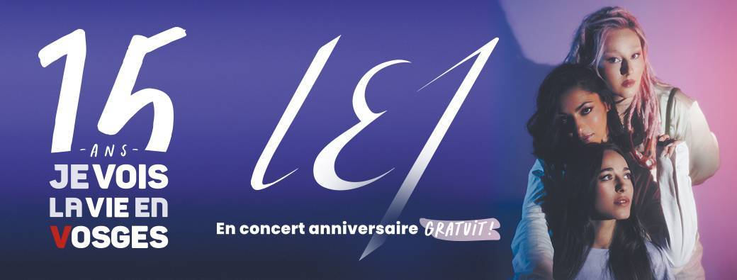 15 ans Je Vois la Vie en Vosges - Concert LEJ