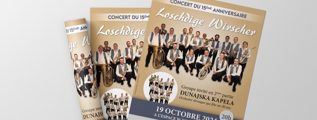 Concert du 15eme Anniversaire des loschdige wirscher