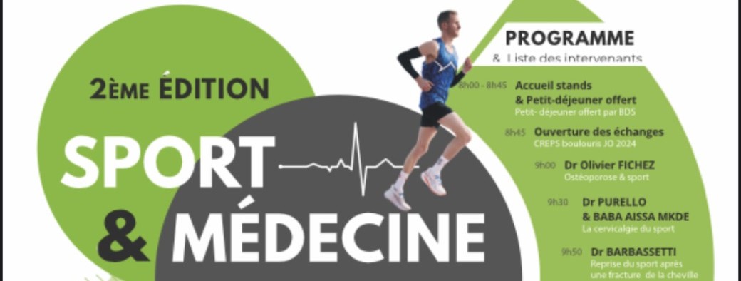 2 eme congres Sport & Médecine Frejus 2024