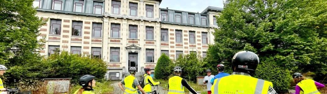 Visite à vélo sur les traces industrielles à l'Est de Charleroi