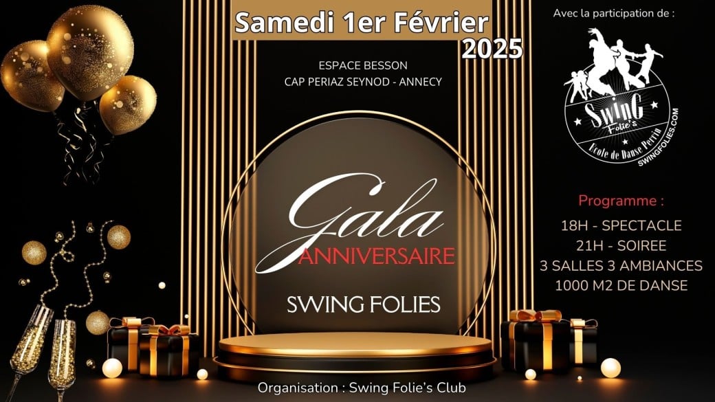 Spectacle de Danse - 30 ans - Swing Folie's 01 Fév 2025