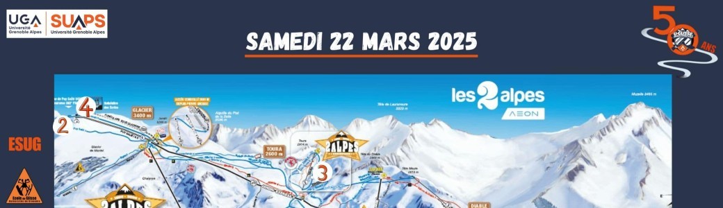 50 ans Les 2 Alpes 2025 conjoints et enfants SUAPS