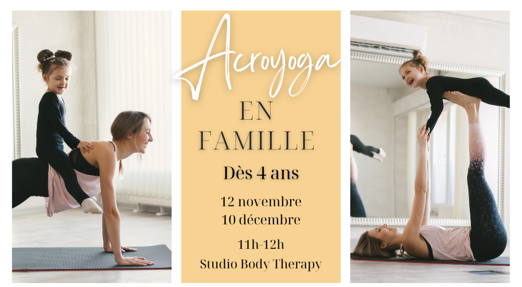 Acroyoga parent enfant