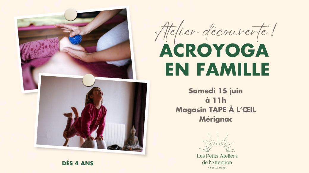 Acroyoga parent enfant