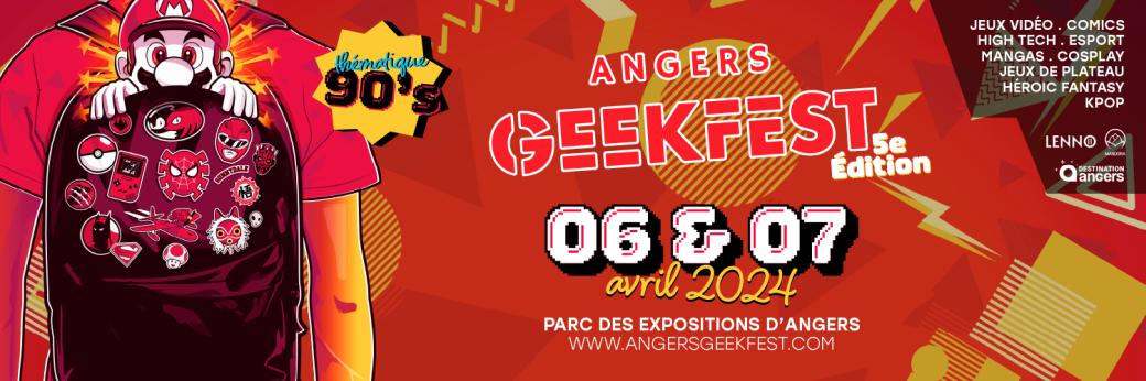 Angers Geekfest 2025 - Badges Exposants