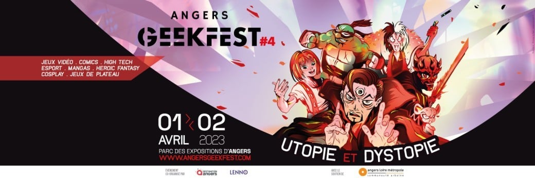 Angers Geekfest 2023 - Badges Exposants