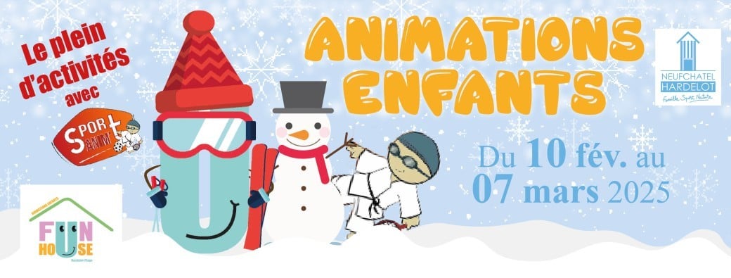 Animations enfants Hiver 2025