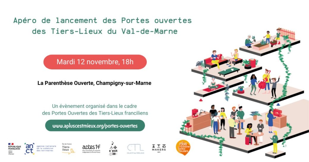 Apéro de lancement des Portes Ouvertes des Tiers-Lieux du Val-de-Marne