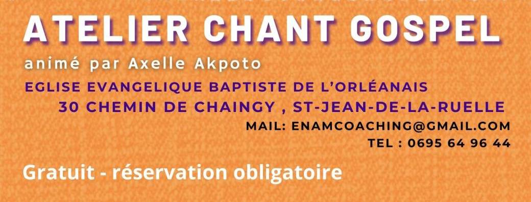 ATELIER CHANT GOSPEL GRATUIT