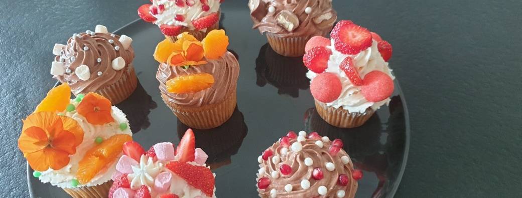 Atelier famille & ado solo 2h Cupcakes 