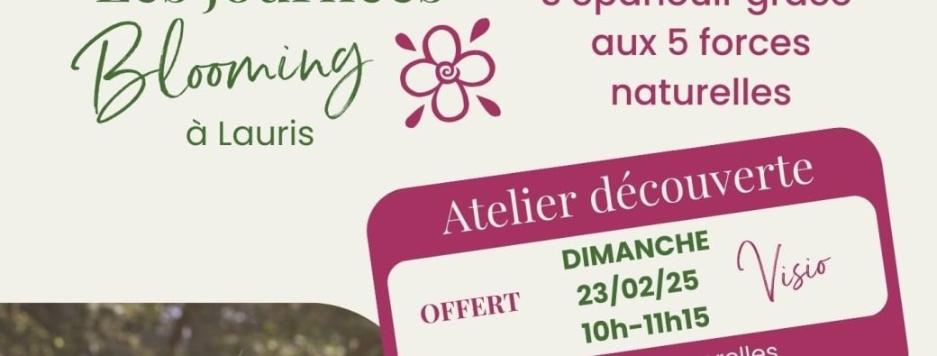 Atelier découverte BLOOMING