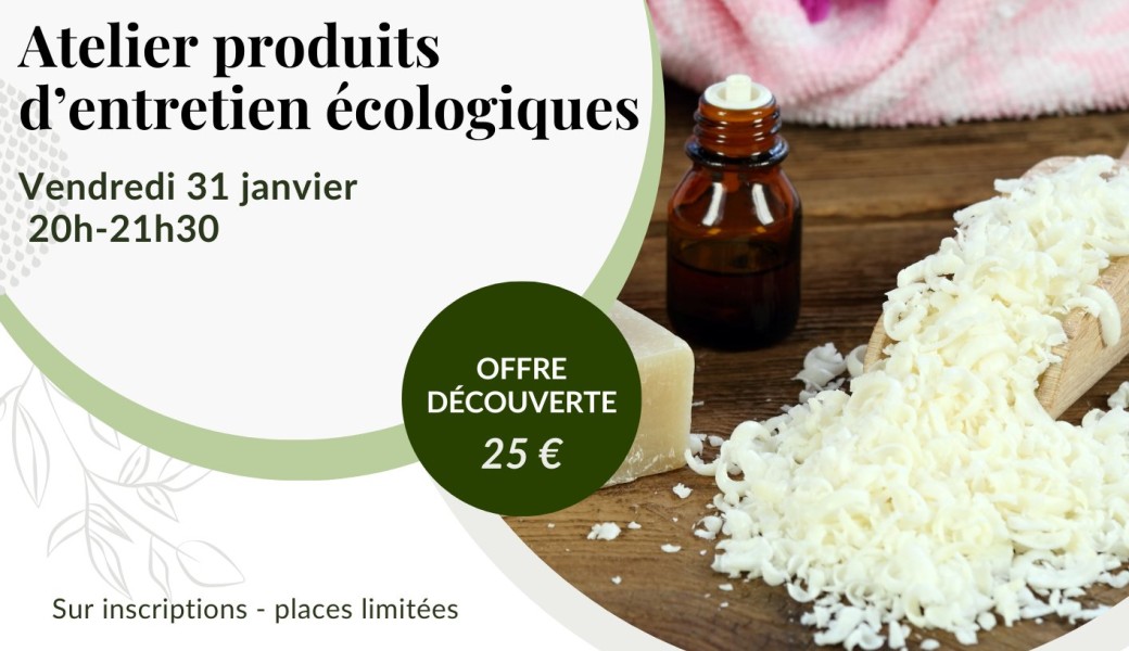 Atelier DIY produits d'entretien écologiques 