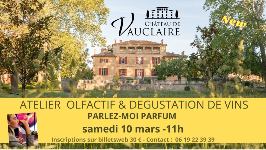 Atelier olfactif & dégustation de vins