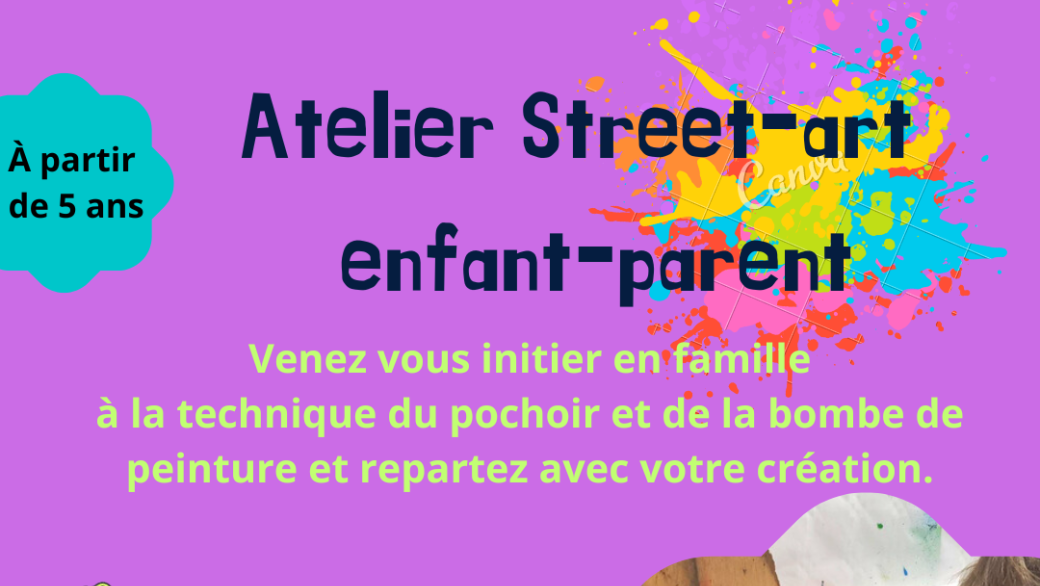 Atelier Street-art adulte/enfant