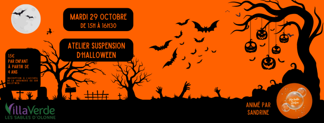 Atelier suspension d'Halloween