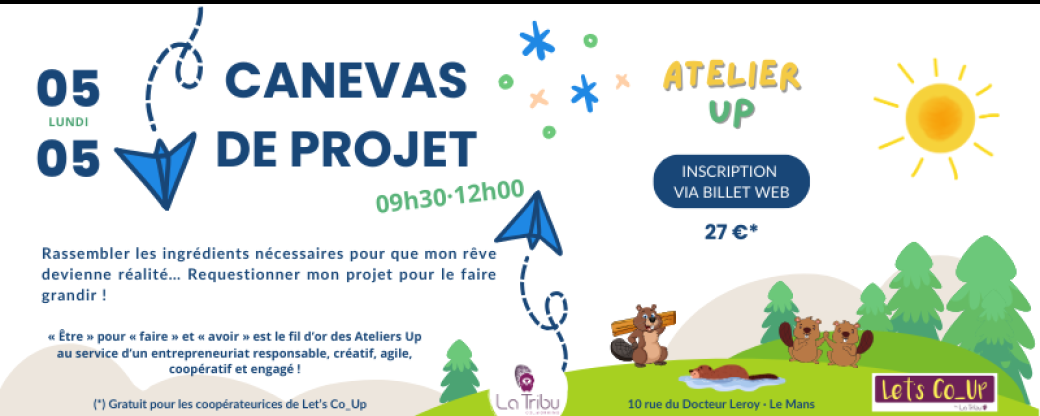 ATELIER UP - Canevas de projet