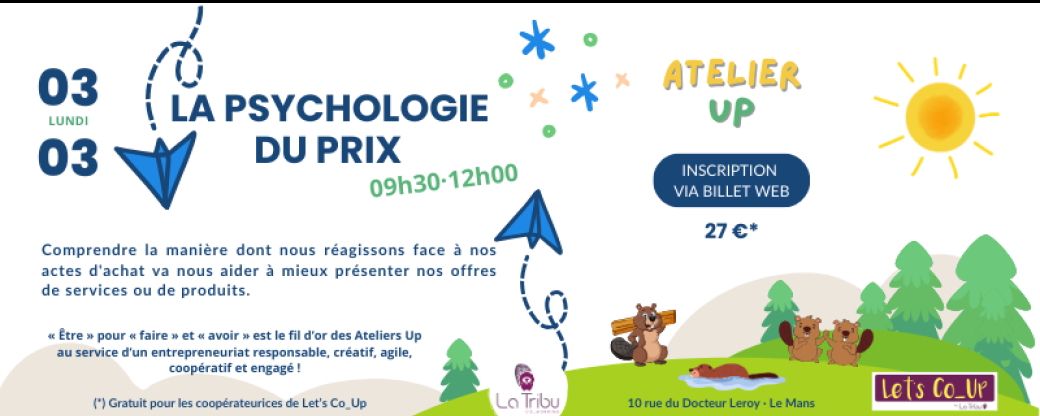 ATELIER UP - La psychologie du prix