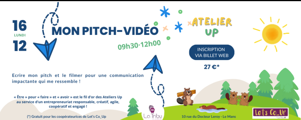 ATELIER UP - Mon Pitch-vidéo