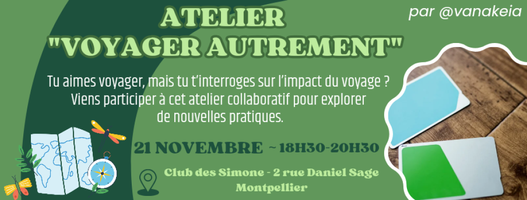 Atelier "voyager autrement" 