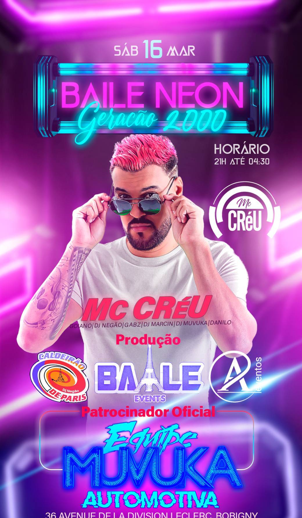 Baile Neon - Mc Creu