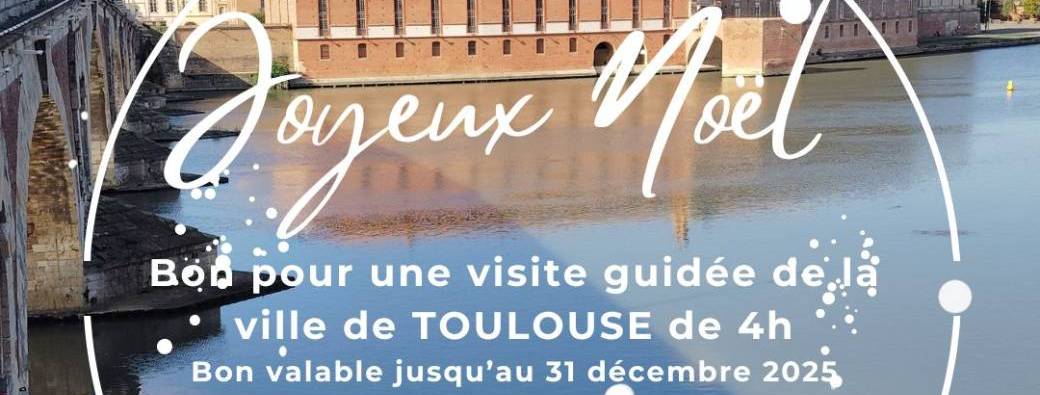 BON CADEAU NOEL - VISITE TOULOUSE 4H