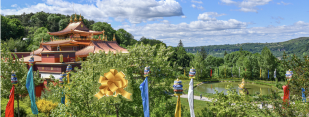 Bon cadeau pour une visite du Temple de Lerab Ling