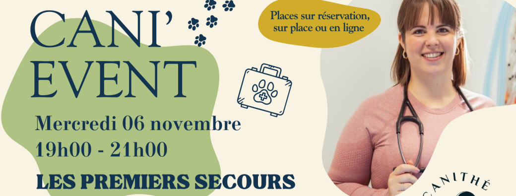 Cani'Event : Les premiers secours canins