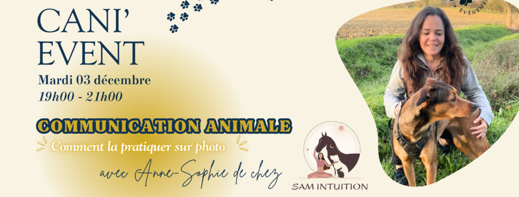 Cani'Event : Pratique de la communication animale avec une photo