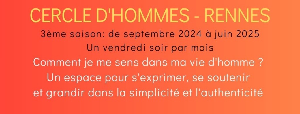 Cercle d'Hommes à Rennes 2024-2025