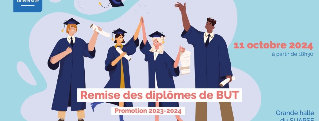 Cérémonie de remise des diplômes de BUT3 - Formulaire étudiants 