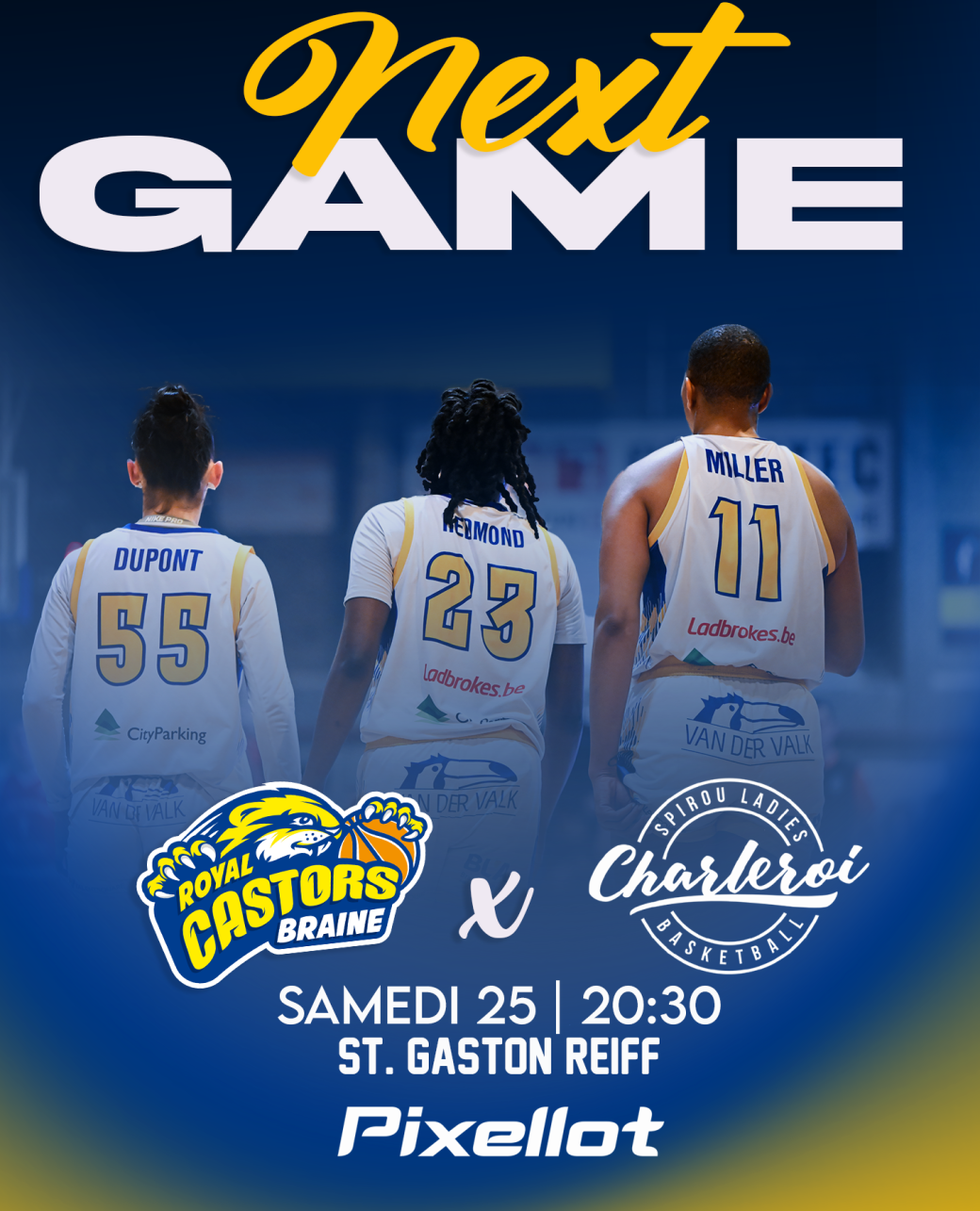 Championnat : Castors Braine - CEP Ladies