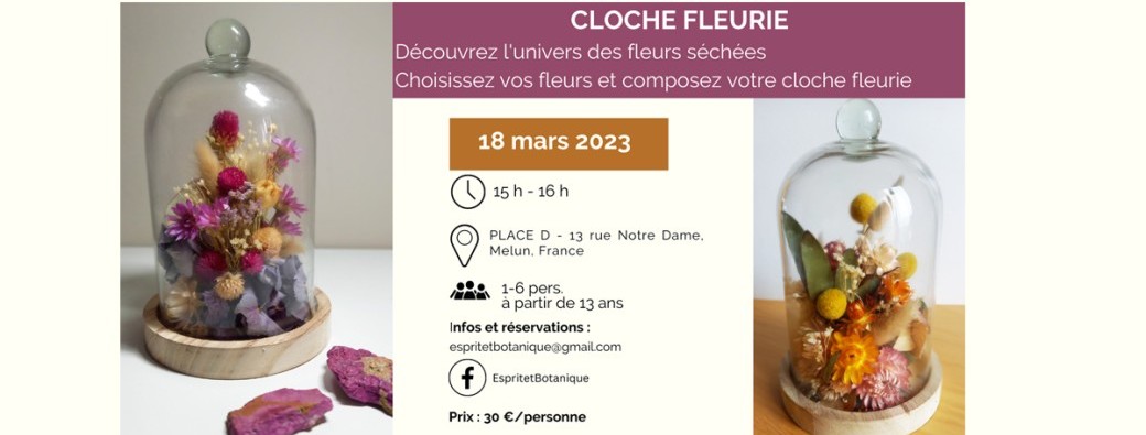 Cloche Fleurie