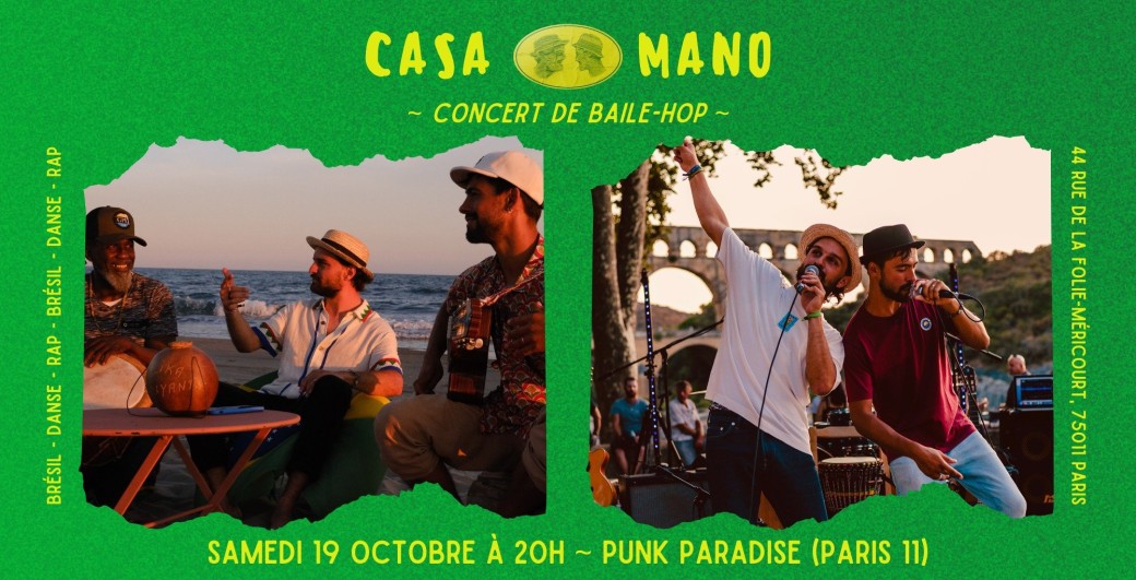 ☀️Concert Casa Mano ~ Punk Paradise (Paris)