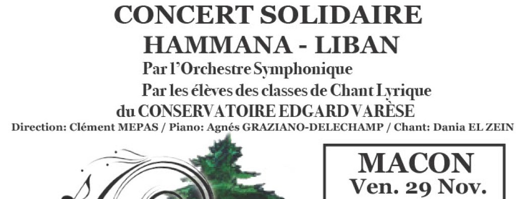 Concert de Solidarité pour le Liban