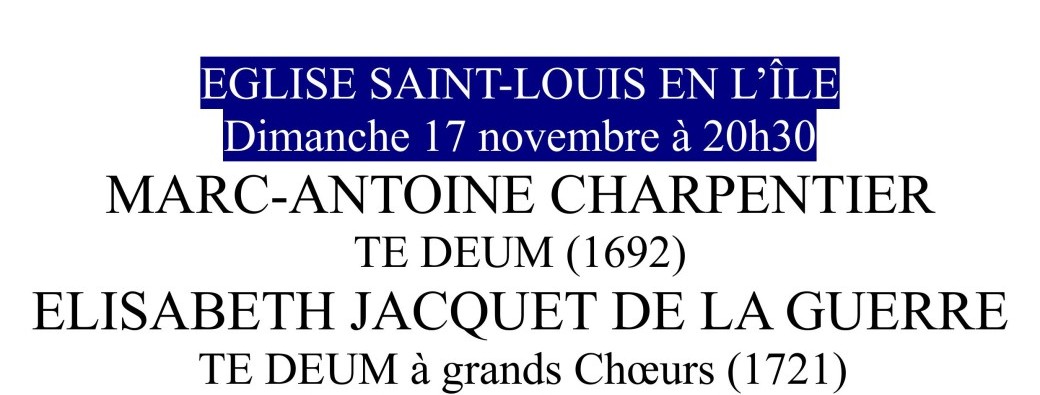 Concert des TE DEUM