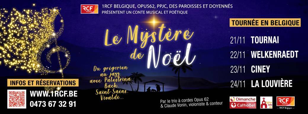 Concert Le Mystère de Noël - Tournée Belgique 2024