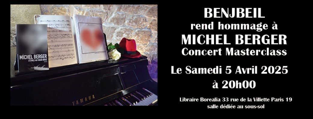 Benjbeil rend hommage à Michel Berger