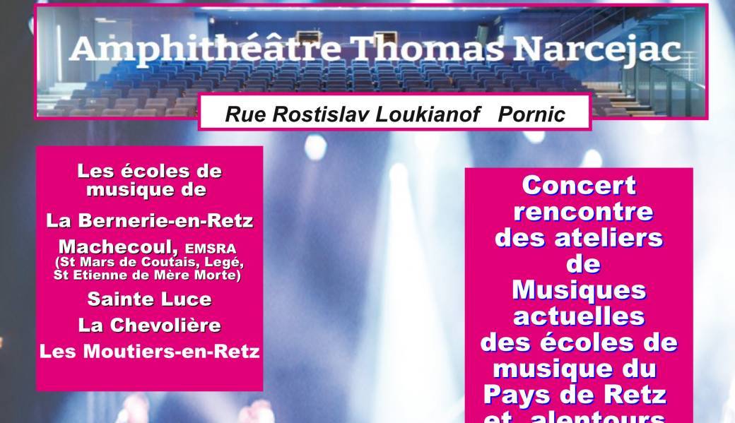 Concert-Rencontre Musiques Actuelles Pornic