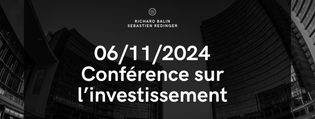 Conférence sur l’investissement 