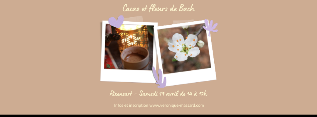 ✨Connectez votre lumière intérieure avec la douce puissance du cacao et des fleurs de Bach ✨