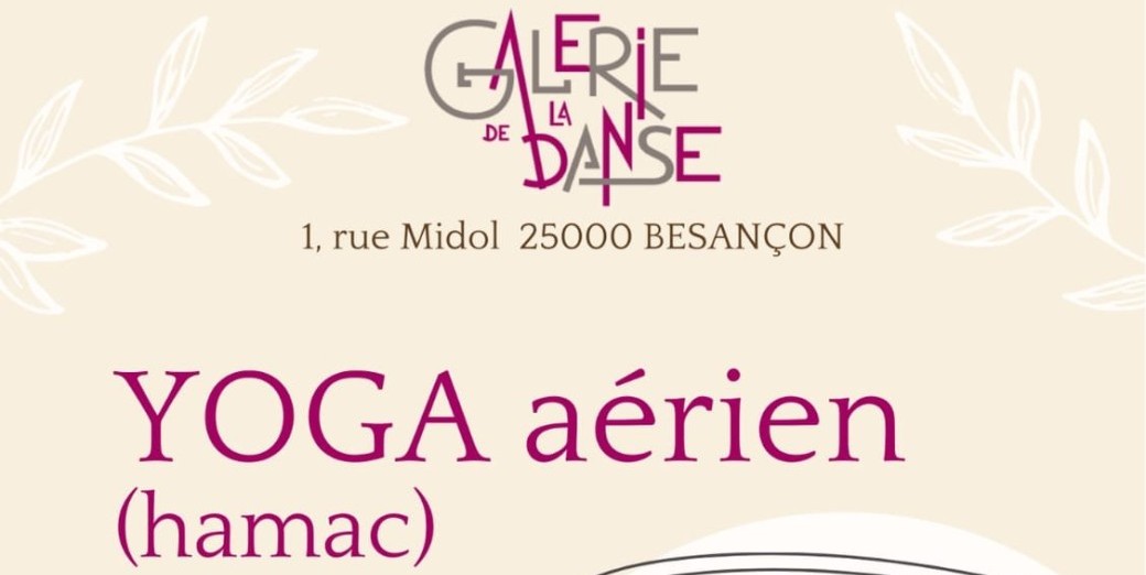 Cours de yoga aérien 2024/2025 - Galerie de la danse