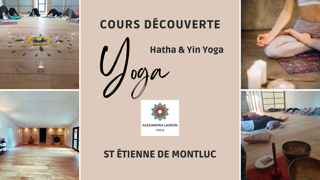 Cours découverte Yoga St Etienne de Montluc