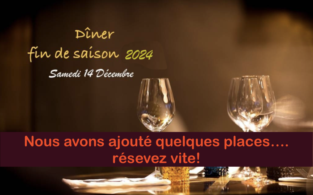 DÎNER de cloture 2024