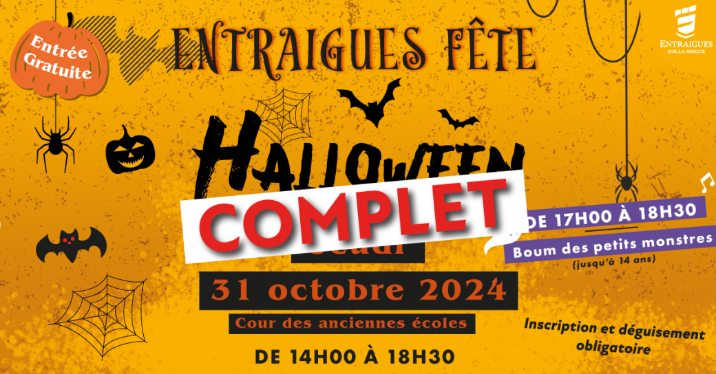 Entraigues fête Halloween