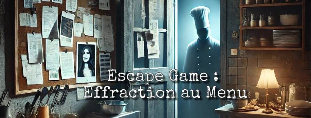 Escape game : Effraction au Menu