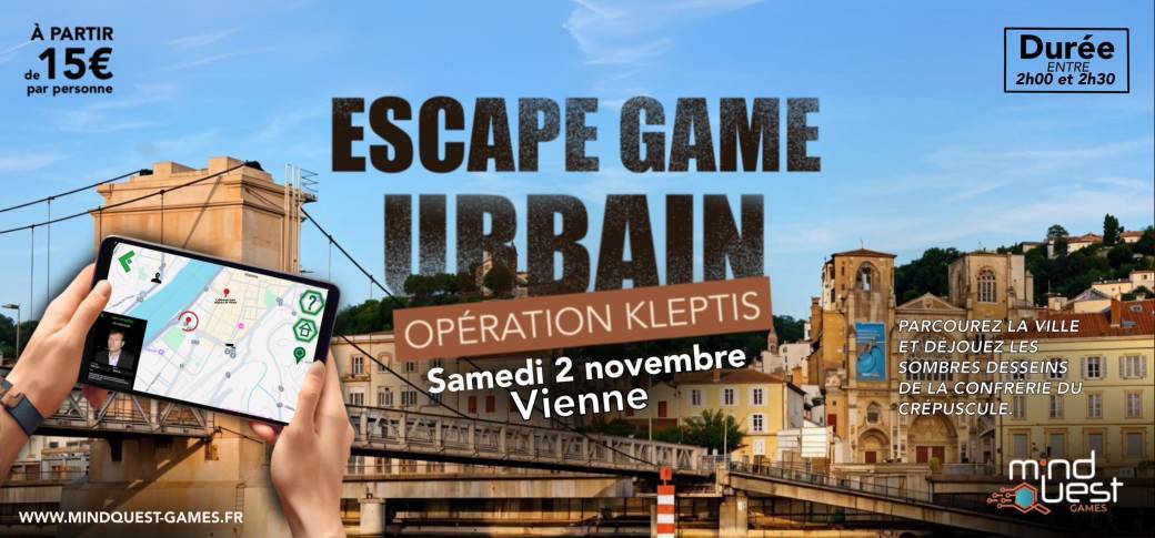 Escape Game Urbain - L'opération KLEPTIS - Vienne